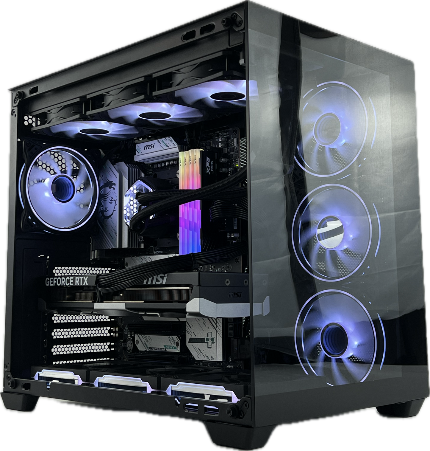 Custom Gaming PC RTX 5080 Ryzen 7 9800X3D 64gb DDR5