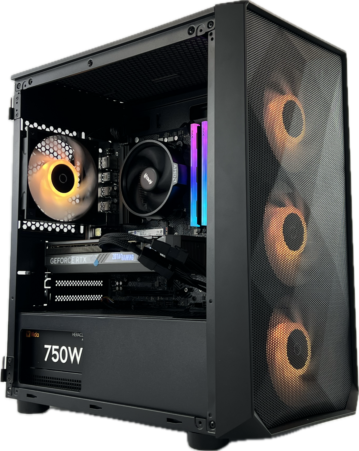 Gaming PC RTX 5070 Ryzen 5 7500f 32gb DDR5 1tb NVMe