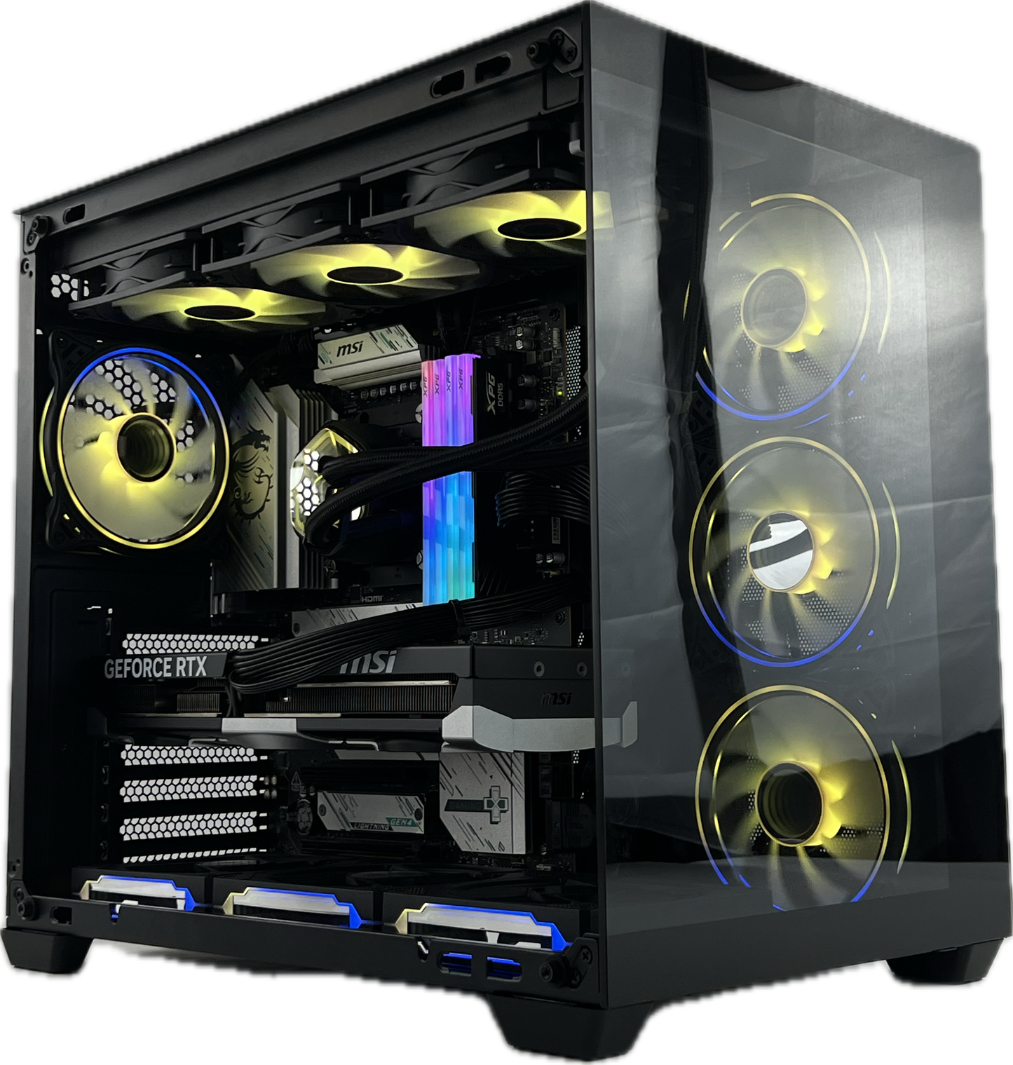 Custom Gaming PC RTX 5080 Ryzen 7 9800X3D 64gb DDR5