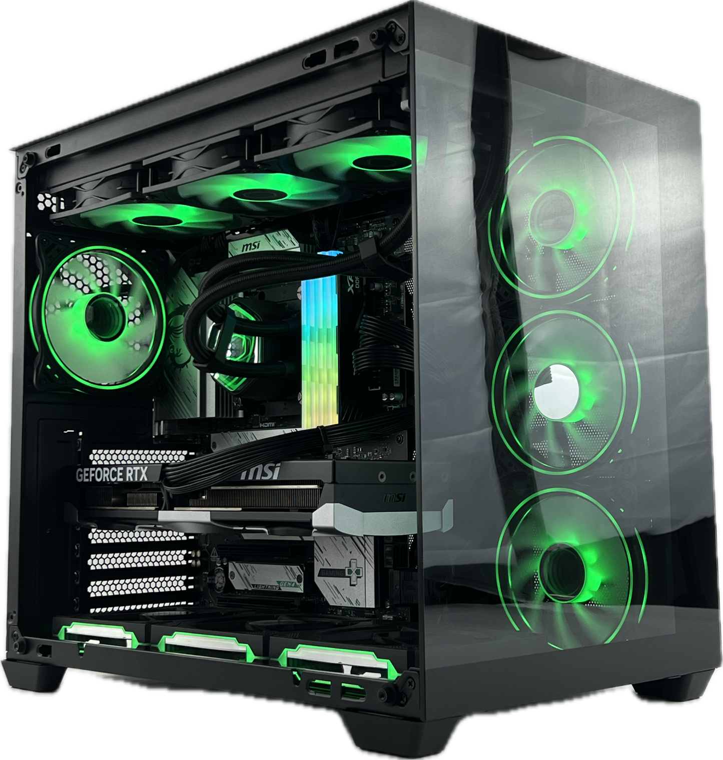 Custom Gaming PC RTX 5080 Ryzen 7 9800X3D 64gb DDR5