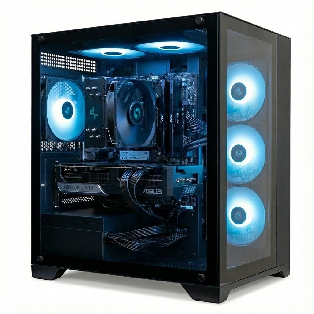 Gaming PC RTX 5070 Ryzen 7 7500f 16gb DDR5 500gb NVMe