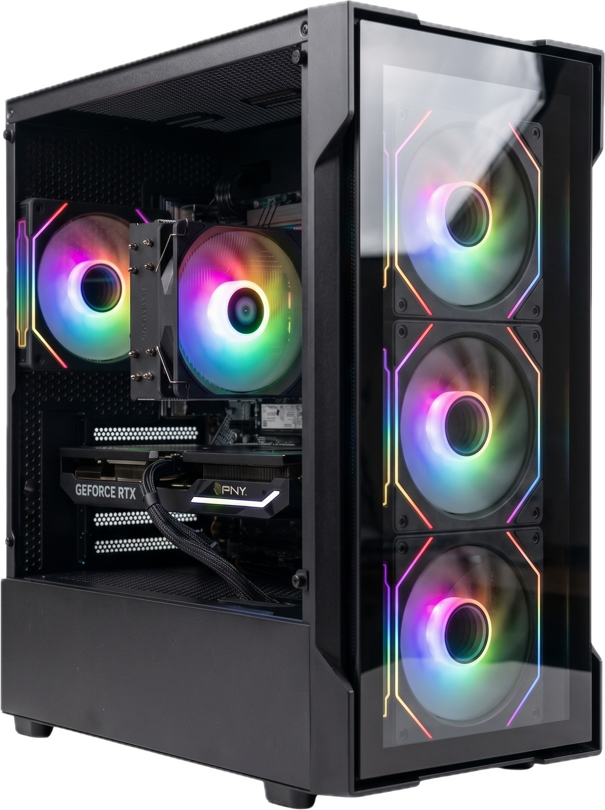 Gaming PC RTX 5060TI Ryzen 5 5500 16gb DDR4 1tb NVMe SSD