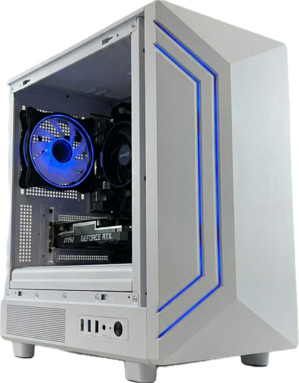 Gaming PC RTX 5060 Ryzen 5 5500 16gb DDR4 500gb NVMe
