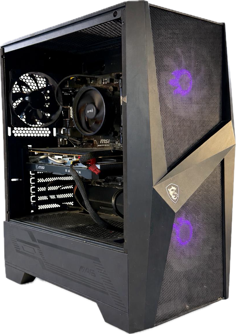 Gaming PC AMD Raedon RX5700 Ryzen 5 3600 500gb SSD