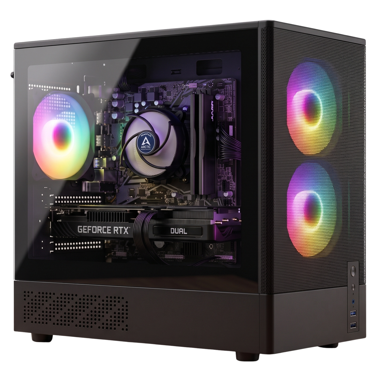 Gaming PC RTX 5070 Ryzen 5 5500 32gb DDR4 500gb SSD