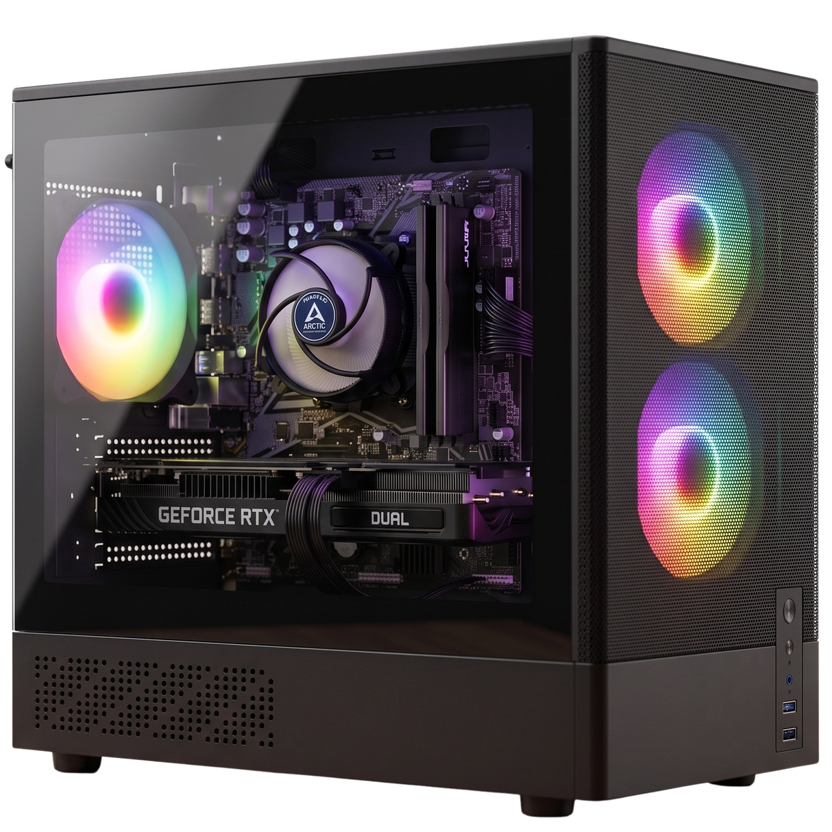 Gaming PC RTX 5060 Ryzen 5 5500 16gb DDR4 500gb SSD