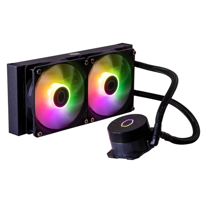 Cooler Master MasterLiquid 240L Core ARGB 240mm AIO Liquid Cooler - Black - MLW-D24M-A18PZ-R1