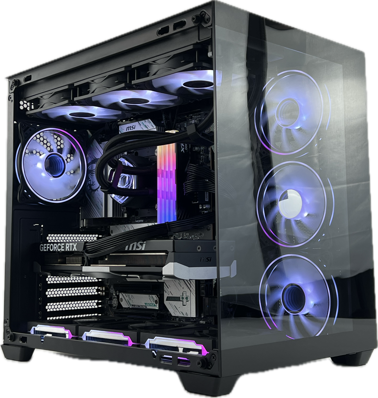 Custom Gaming PC RTX 5080 Ryzen 7 9800X3D 64gb DDR5