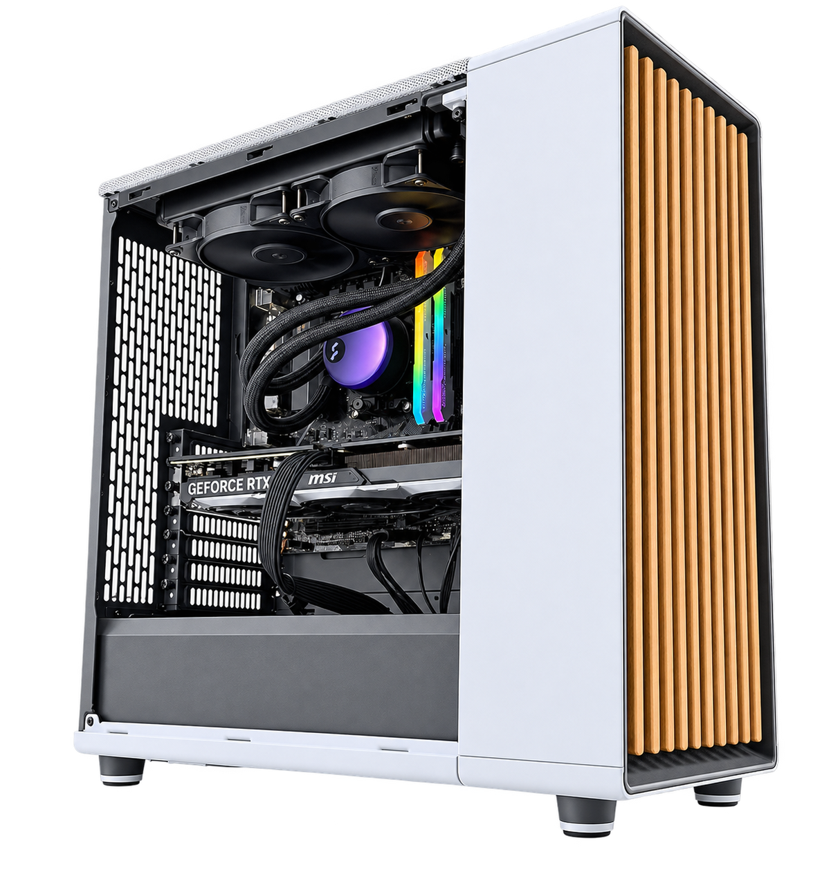 Gaming PC RTX 4070 Ryzen 7 5800X3D 32GB DDR4 1TB NVMe