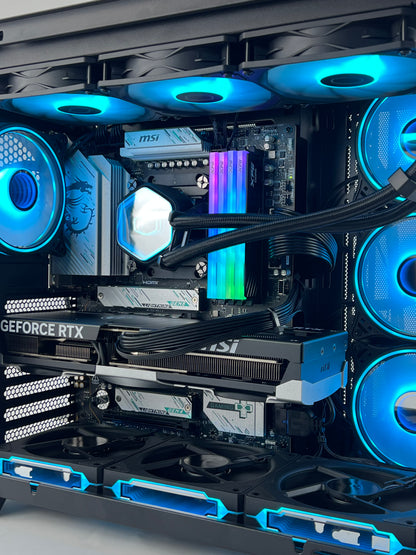 Custom Gaming PC RTX 5080 Ryzen 7 9800X3D 64gb DDR5
