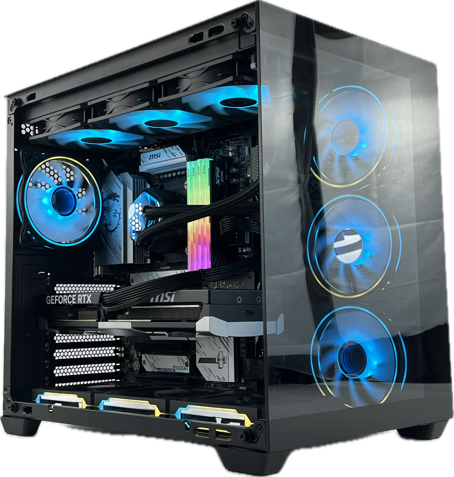 Custom Gaming PC RTX 5080 Ryzen 7 9800X3D 64gb DDR5