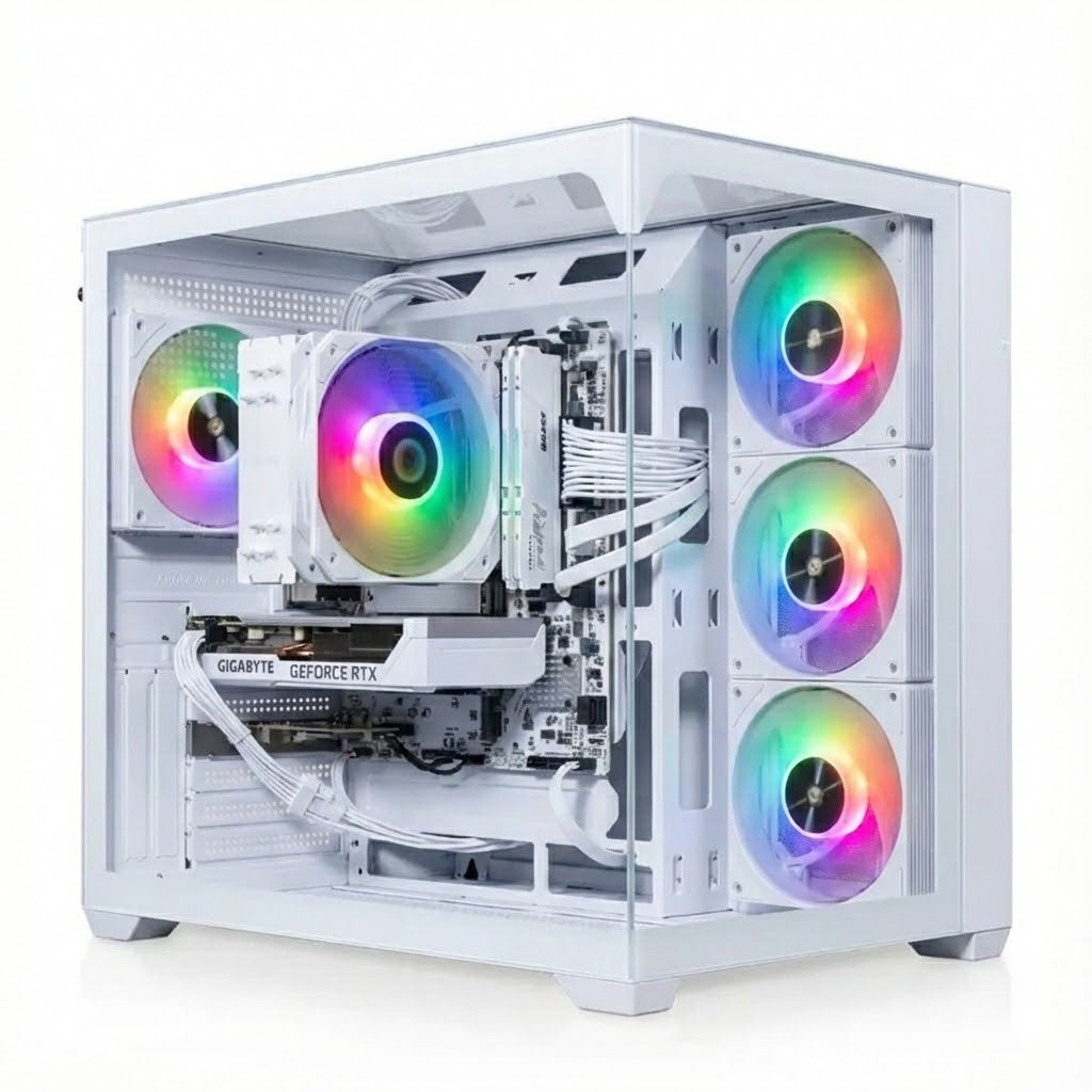 Gaming PC RTX 5060 Ryzen 5 8400f 16gb DDR5 500gb NVMe – CACTi PCs