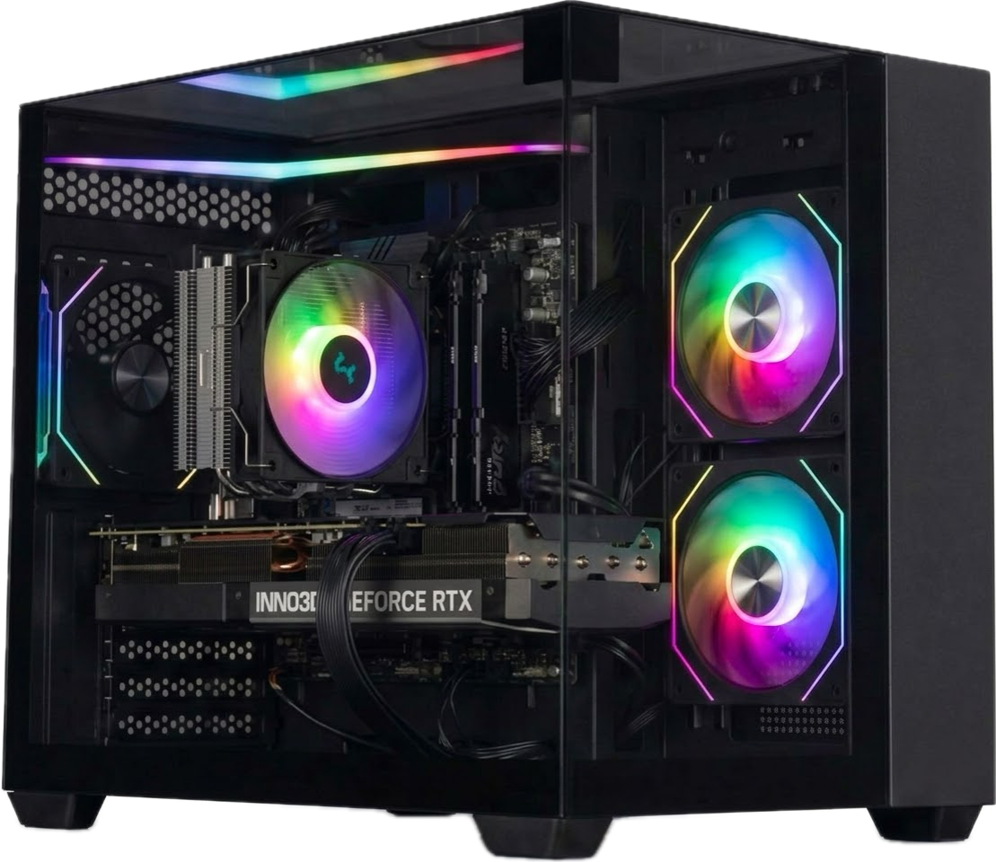 Gaming PC RTX 5070 Ryzen 7 8700f 32gb DDR5 1tb NVMe