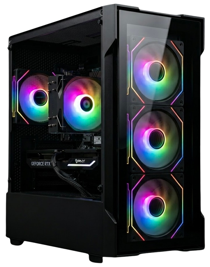Gaming PC RTX 5060TI Ryzen 5 5500 16gb DDR4 1tb NVMe SSD