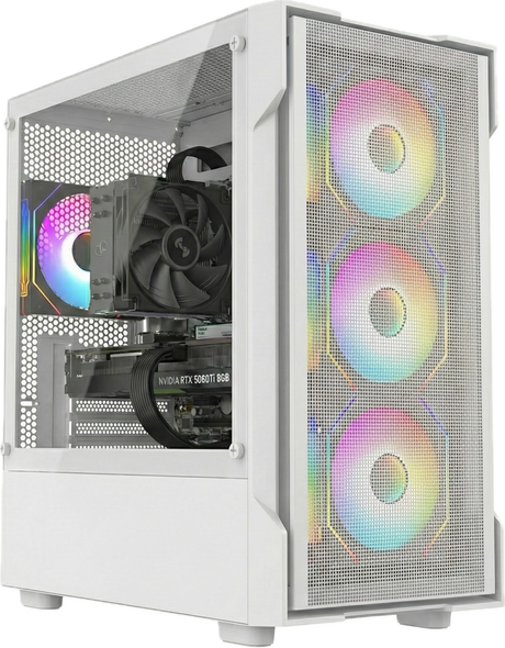 Gaming PC RTX 5060TI Ryzen 5 5500 16gb DDR4 1tb NVMe SSD