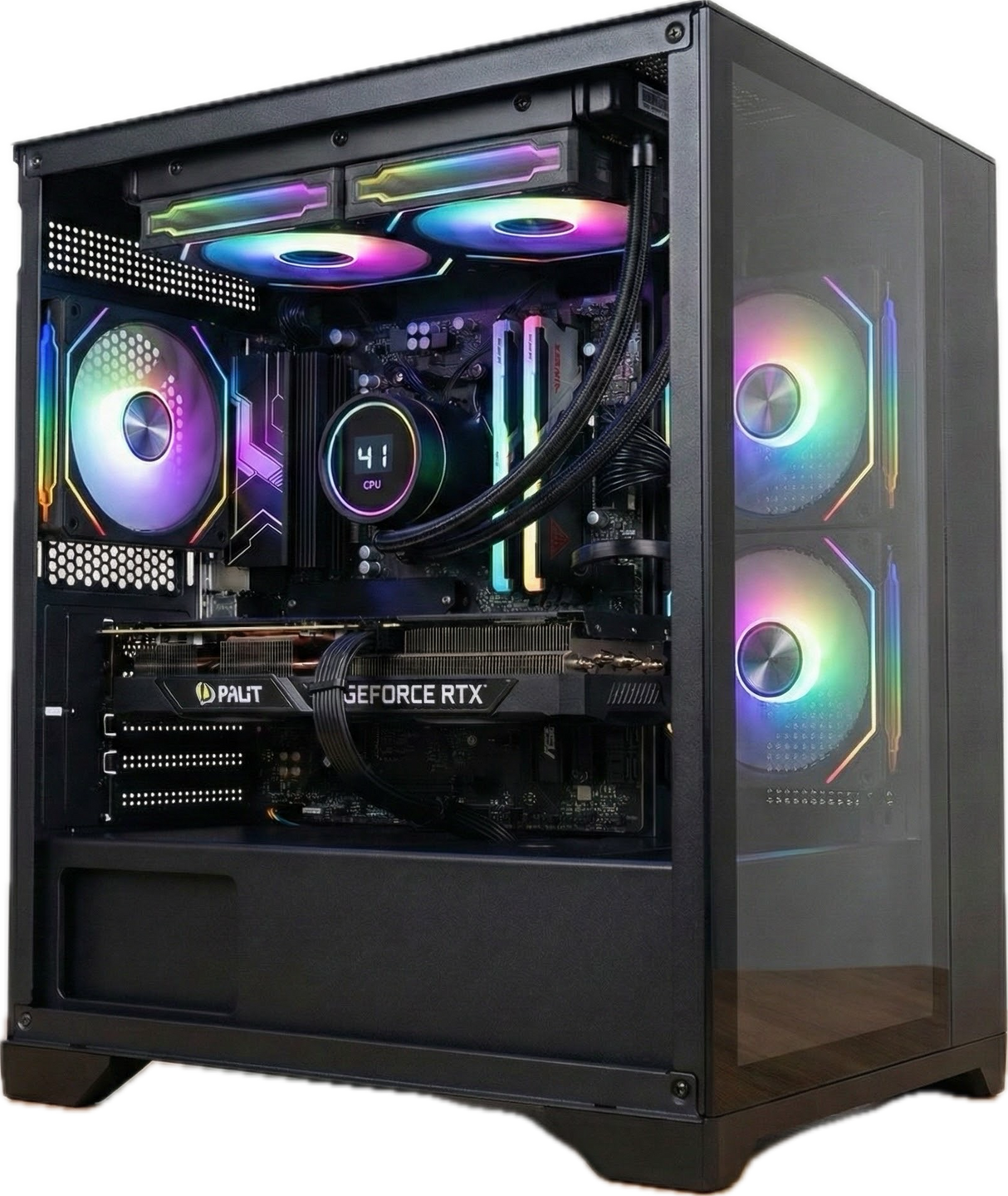 Gaming PC RTX 5060TI Ryzen 5 9600x 32gb DDR5 1tb NVMe