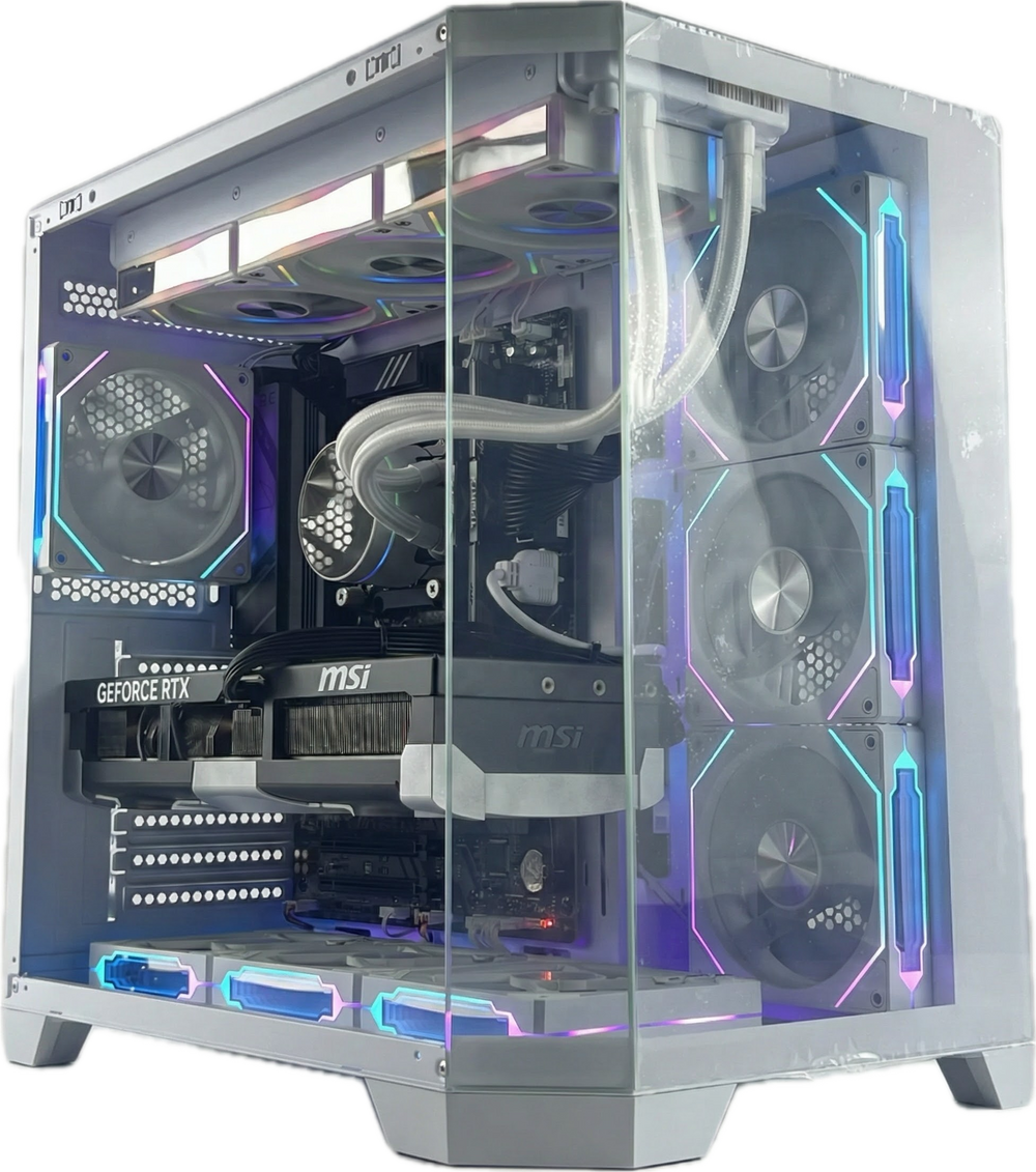 Pc With Rcci Gaming PC RTX 5090 Ryzen 7 9800X3D 32gb DDR5 1tb NVMe – CACTi PCs