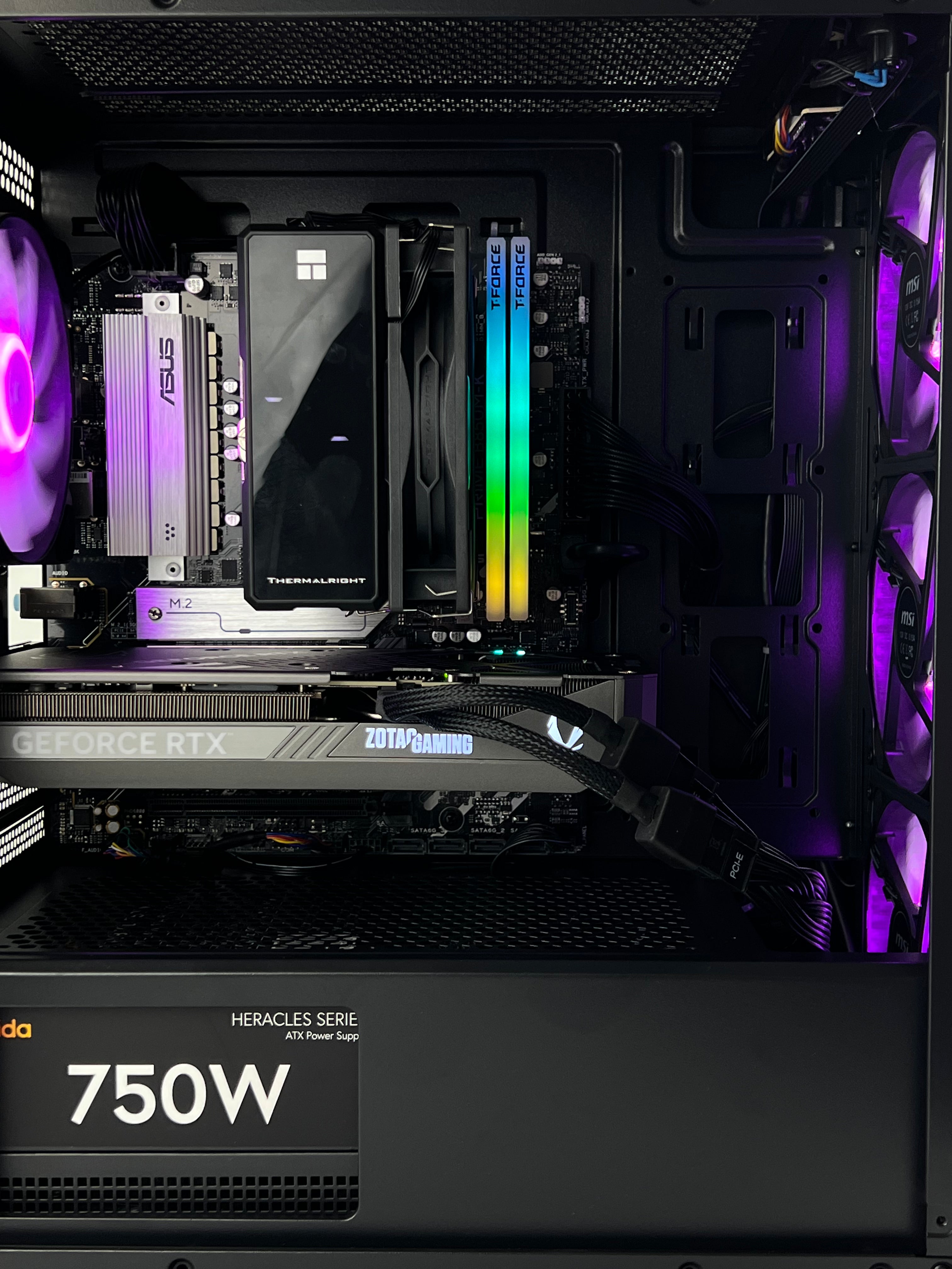 Gaming PC RTX 5070 Ryzen 7 9700x 32gb 1tb NVMe