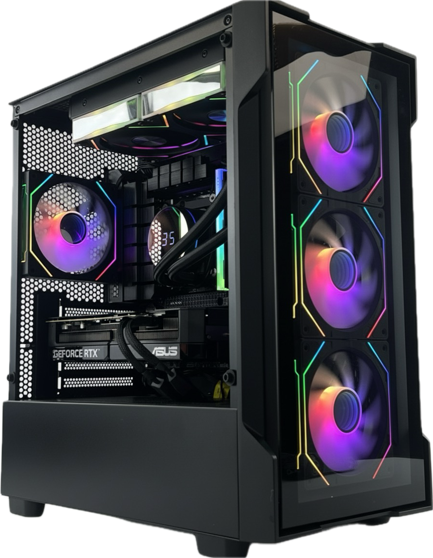 Gaming PC RTX 5070 Ryzen 7 7800X3D 32gb DDR5 1tb NVMe