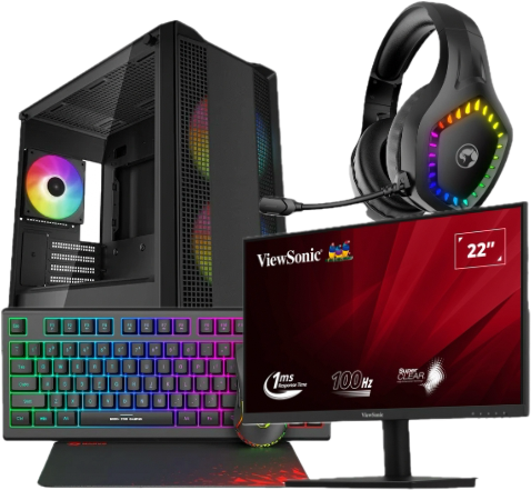 Gaming PC Bundle RTX 3050 Ryzen 5 4500