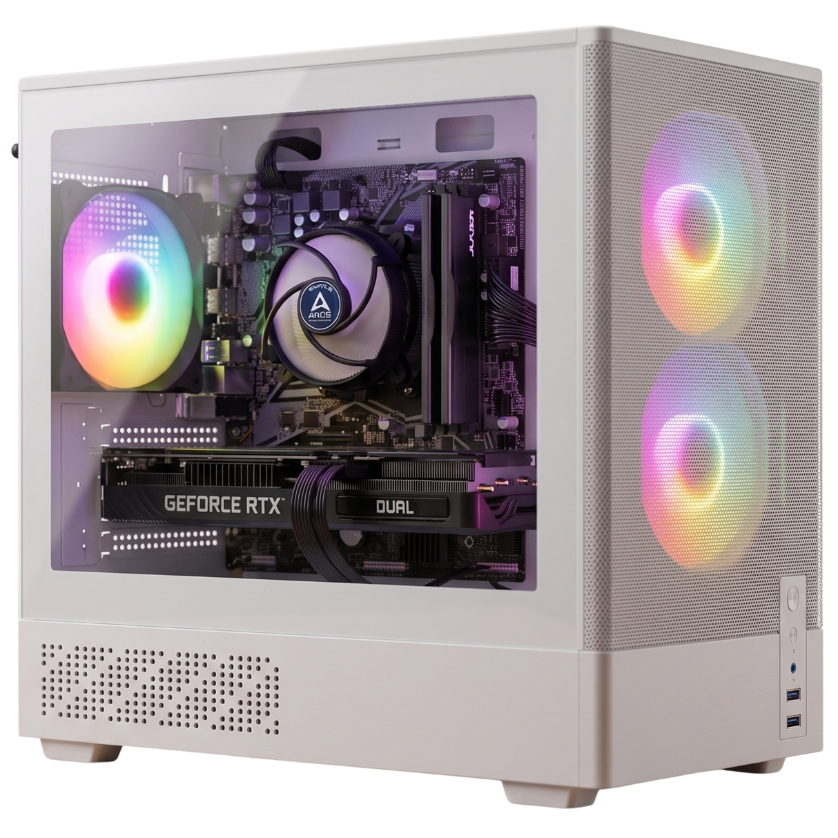Gaming PC RTX 5070 Ryzen 5 5500 32gb DDR4 500gb SSD