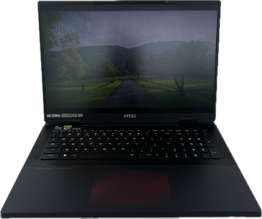 MSI Titan 18 RTX 4090 i9 14900HX 32gb DDR5 RAM 4k 120hz Mini LED