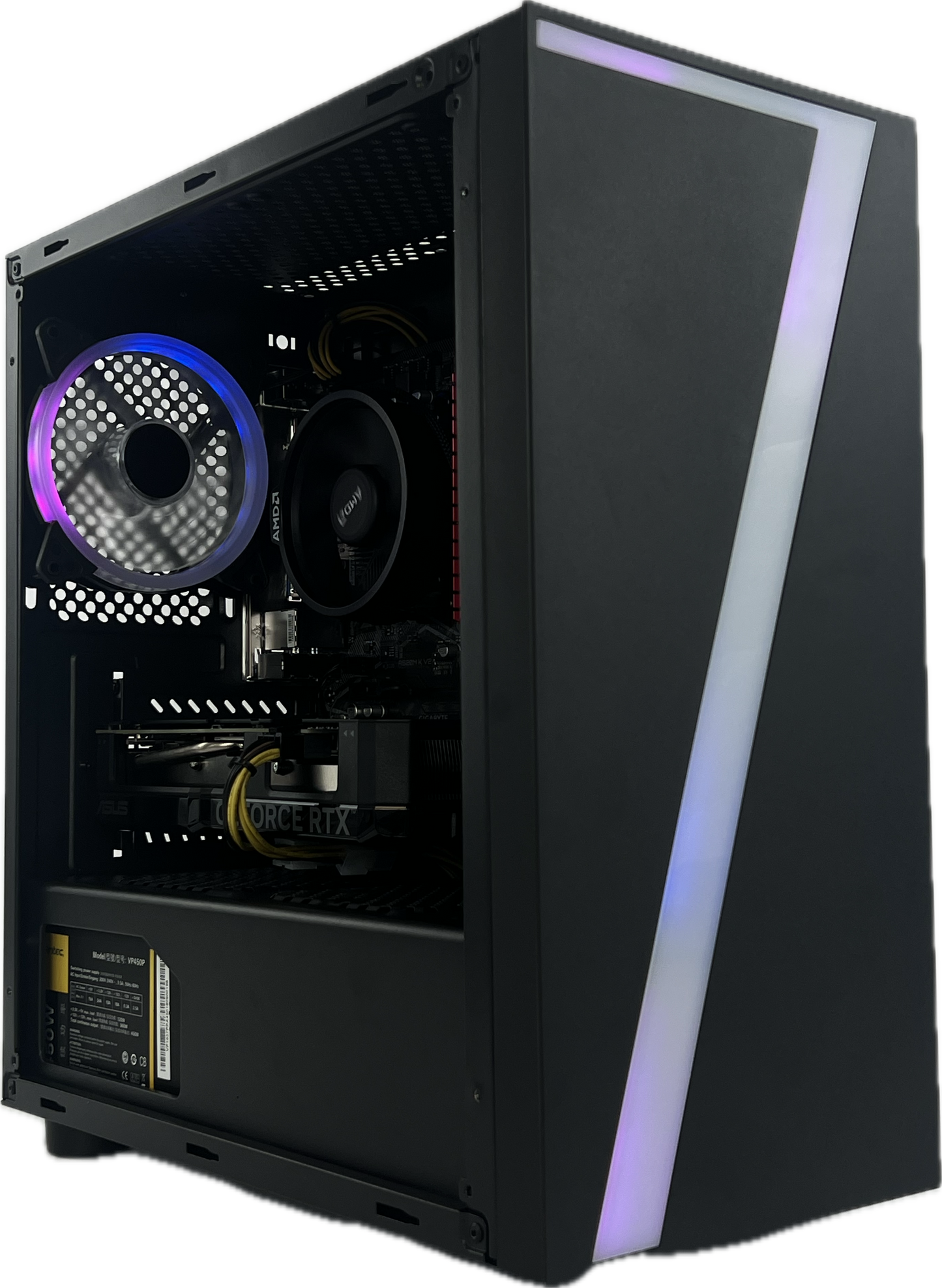 Gaming PC RTX 4060 Ryzen 5 4500 8gb DDR4 512gb NVMe